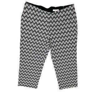 Intro Love The Fit Capri Pants Power/Stretch Tommy/Control/WaistTropical 1X NWOT